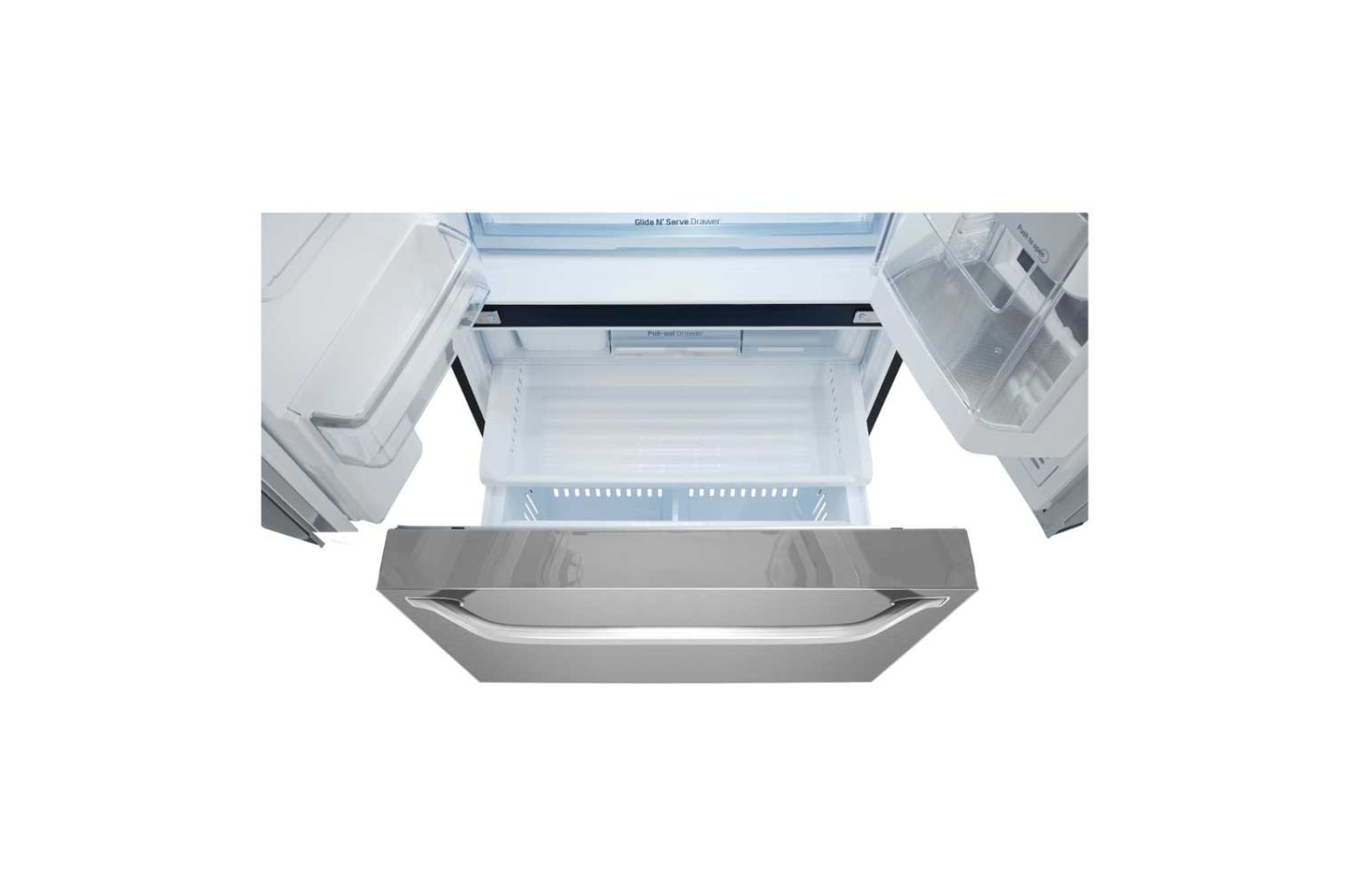 LG STUDIO – Réfrigérateur InstaView<sup>MC</sup> de 36 po à profondeur de comptoir avec Porte dans la porte<sup>MD</sup>, d’une capacité de 24 pi³, LSFXC2496S