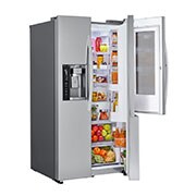 LG Réfrigérateur côte à côte à profondeur de comptoir avec Porte dans la porte<sup>MD</sup>et technologie InstaView<sup>MC</sup>, d’une capacité de 22 pi³, LSXC22396S