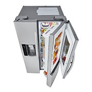 LG Réfrigérateur côte à côte à profondeur de comptoir avec Porte dans la porte<sup>MD</sup>et technologie InstaView<sup>MC</sup>, d’une capacité de 22 pi³, LSXC22396S