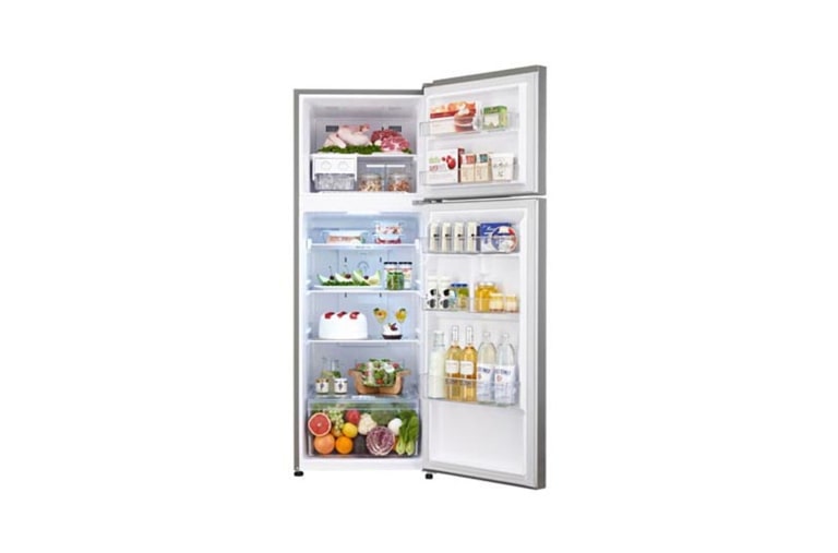 LG Réfrigérateur compact de 24 po d’une capacité de 11 pi<sup>3</sup>, avec congélateur en haut, à profondeur de comptoir et refroidissement à débit d’air multiple, LTNC11121V