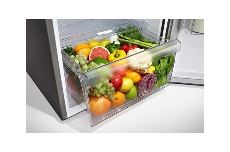 LG Réfrigérateur compact de 24 po d’une capacité de 11 pi<sup>3</sup>, avec congélateur en haut, à profondeur de comptoir et refroidissement à débit d’air multiple, LTNC11121V