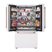 LG Réfrigérateur à profondeur de comptoir MAX<sup>MC</sup> à trois portes avec porte à deux battants et distributeur d’eau interne LG Studio, d’une capacité de 27 pi3, SRFB27W3