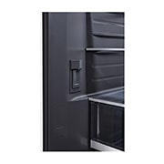 LG Réfrigérateur à profondeur de comptoir MAX<sup>MC</sup> à trois portes avec porte à deux battants et distributeur d’eau interne LG Studio, d’une capacité de 27 pi3, SRFB27W3