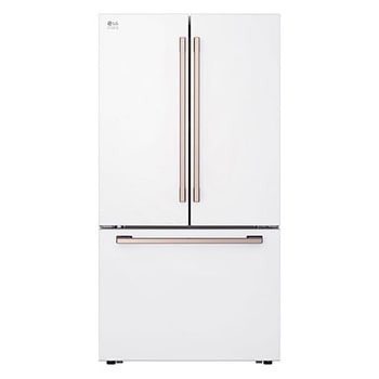 Vue avant de LG Refrigerateurs, Cote a cote SRFB27W3