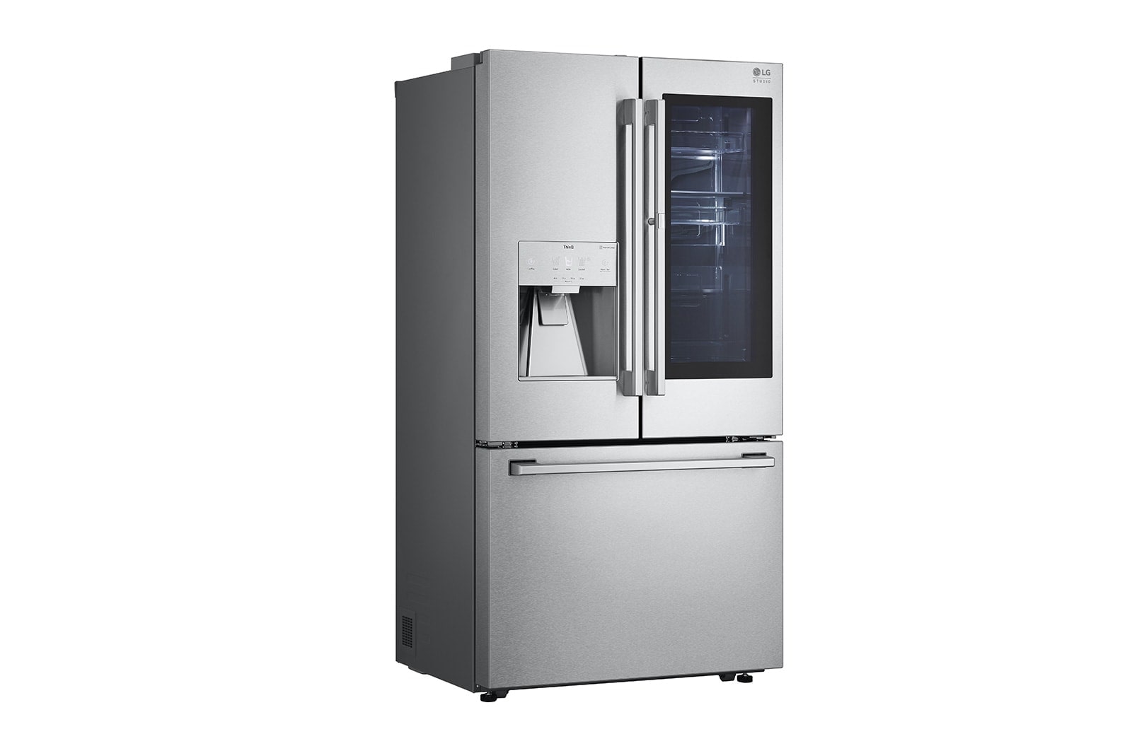 LG Réfrigérateur intelligent LG STUDIO de 24 pi³ à profondeur de comptoir et à grande capacité, avec InstaView<sup>MD</sup>, Porte dans la porte<sup>MD</sup> et machine à glaçons Craft Ice<sup>MC</sup>, SRFVC2416S