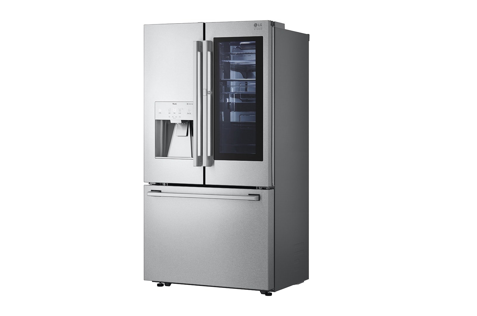 LG Réfrigérateur intelligent LG STUDIO de 24 pi³ à profondeur de comptoir et à grande capacité, avec InstaView<sup>MD</sup>, Porte dans la porte<sup>MD</sup> et machine à glaçons Craft Ice<sup>MC</sup>, SRFVC2416S