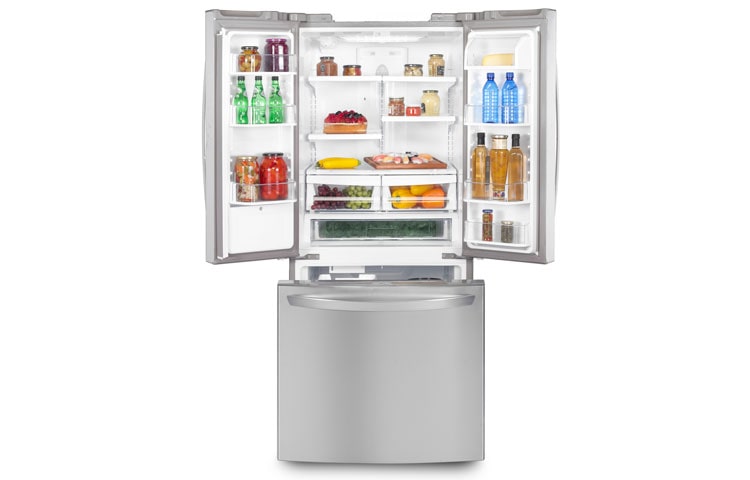 LG Réfrigérateur de 30 po d’une capacité de 20 pi 3 avec porte à deux battants et distributeur externe d'eau, LFD20786ST
