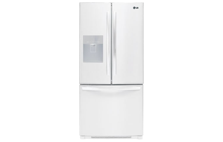 Vue avant de Réfrigérateur de 30 po d’une capacité de 20 pi 3 avec porte à deux battants et distributeur externe d&#39;eau LFD20786SW
