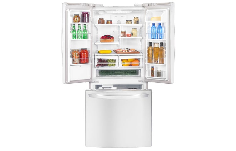 LG Réfrigérateur de 30 po d’une capacité de 20 pi 3 avec porte à deux battants et distributeur externe d'eau, LFD20786SW