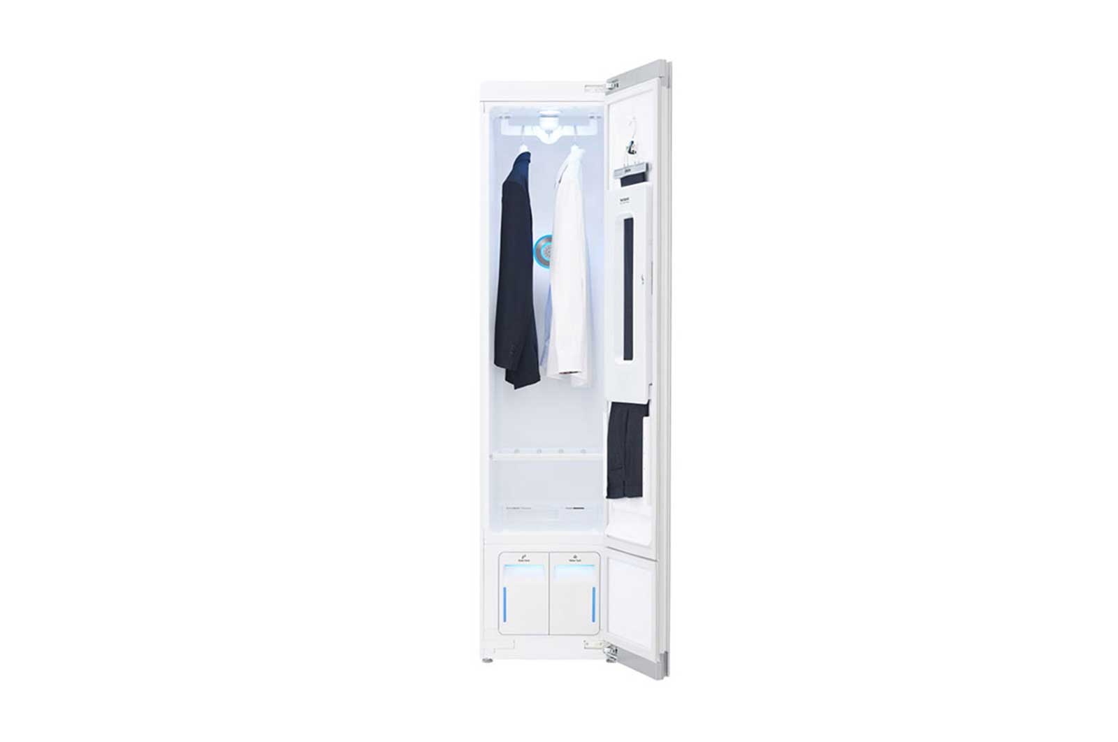 LG Styler : Rafraîchissez et assainissez vos vêtements en quelques minutes grâce au système d’entretien des vêtements à la vapeur intelligent prenant en charge le Wi-Fi., S3RFBN