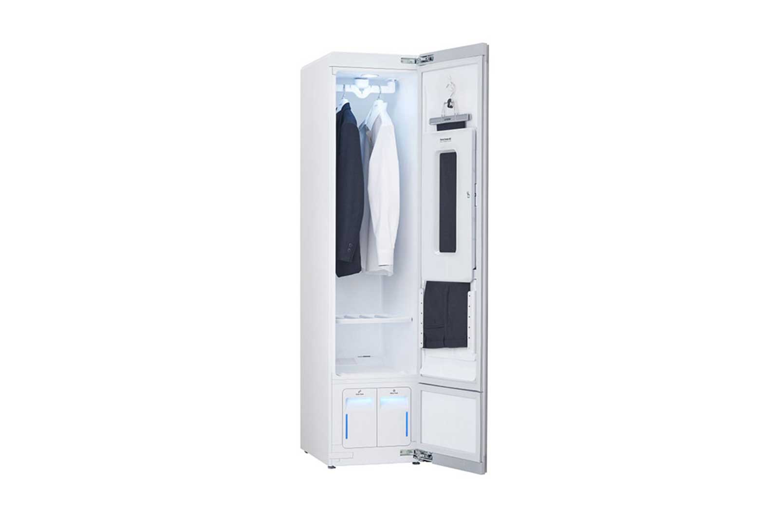 LG Styler : Rafraîchissez et assainissez vos vêtements en quelques minutes grâce au système d’entretien des vêtements à la vapeur intelligent prenant en charge le Wi-Fi., S3RFBN