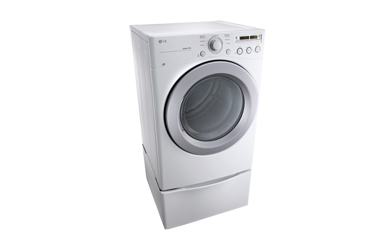 LG Sécheuse à gaz super grande capacité de 7,3 pi 3 avec séchage par détecteur, DLG3051W