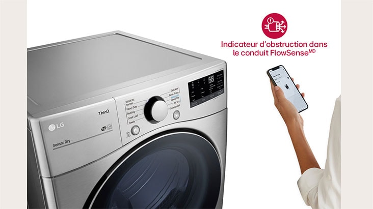 Indicateur d’obstruction dans le conduit FlowSense(MD)