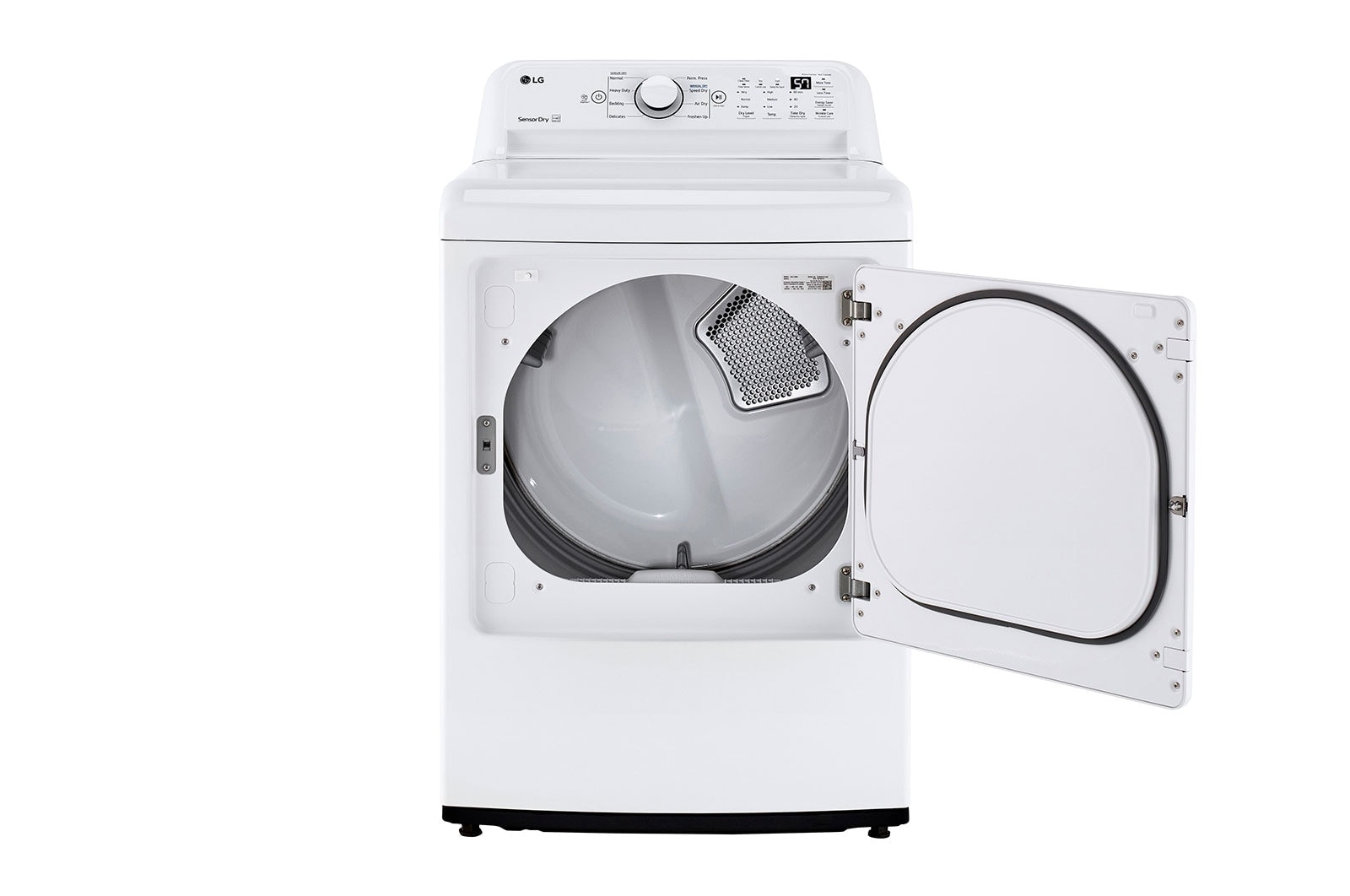 LG Sécheuse électrique à super grande capacité de 7,3 pi³ avec technologie de séchage par détecteur, DLE7000W
