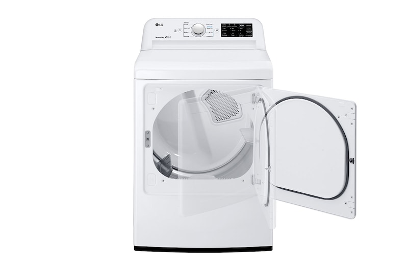 LG Sécheuse électrique à ultra grande capacité de 7,3 pi³ dotée des fonctionnalités d’économie d’énergie et Smart Diagnosis<sup>MC</sup>, DLE7100W