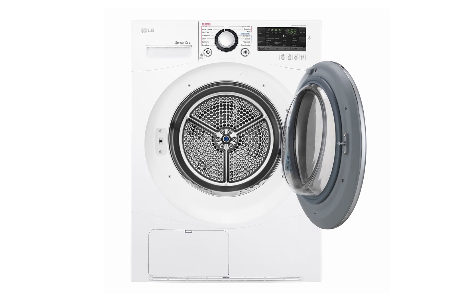 LG Sécheuse électrique compacte de 4,2 pi³ à condensation et à chargement frontal, DLEC888W