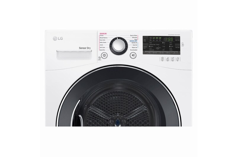 LG Sécheuse électrique compacte de 4,2 pi³ à condensation et à chargement frontal, DLEC888W