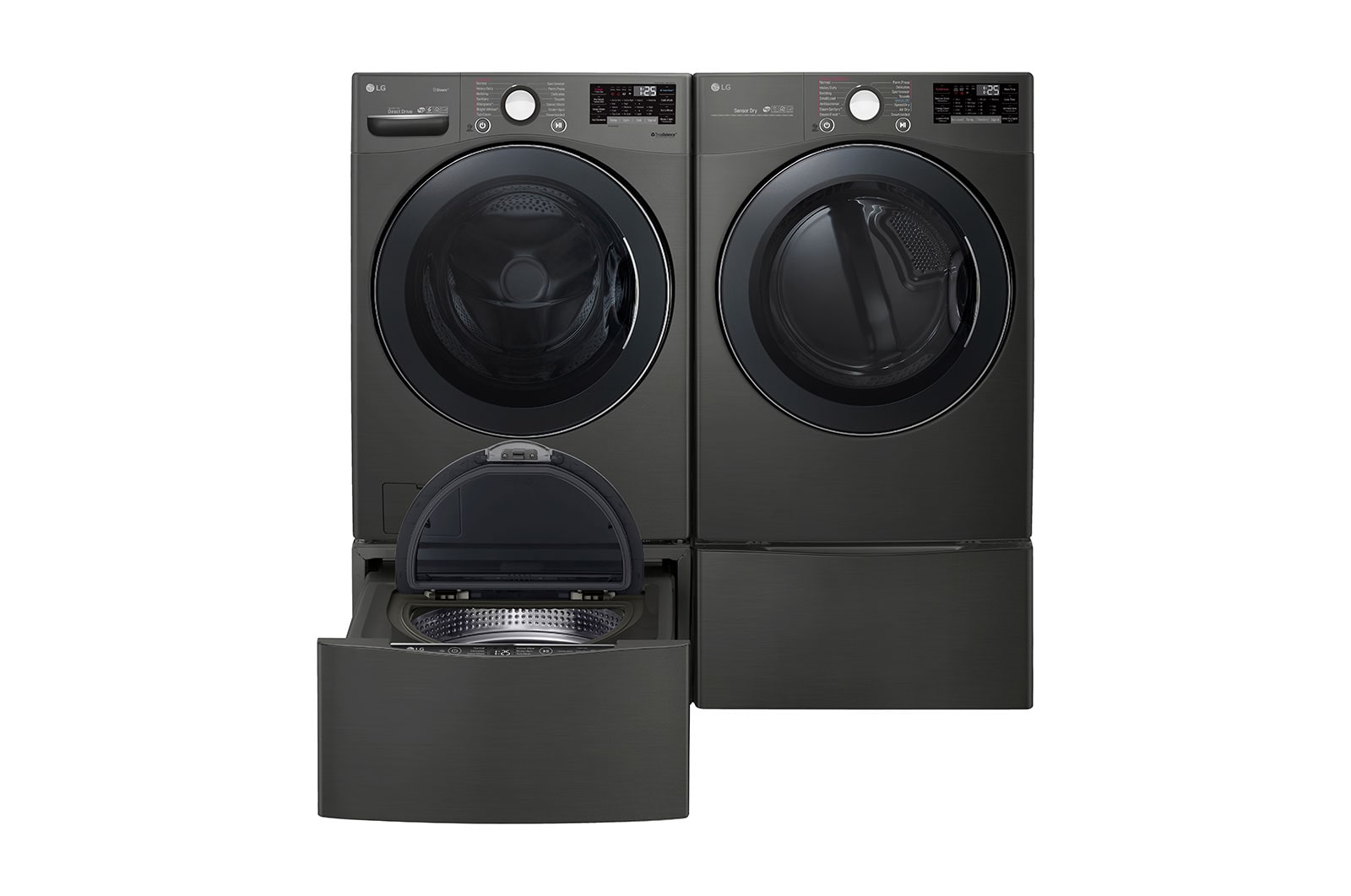 LG Sécheuse électrique intelligente de 7,4 pi³ avec Wi-Fi et TurboSteam<SUP>MC</SUP>, DLEX3900B