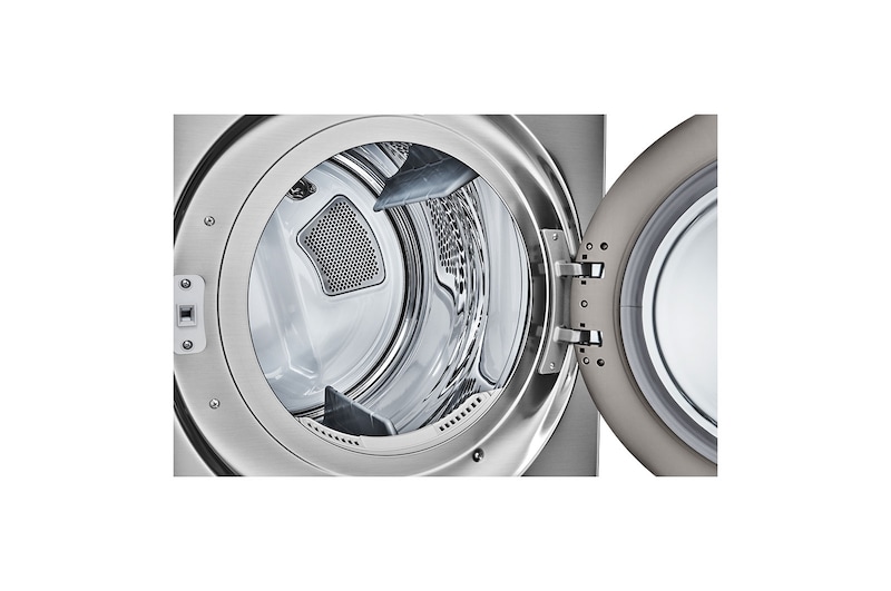 LG Sécheuse électrique à chargement frontal intelligente à super grande capacité de 7,4 pi³ avec séchage par détecteur et technologie à la vapeur, homologuée ENERGY STAR<sup>MD</sup>, DLEX5500V