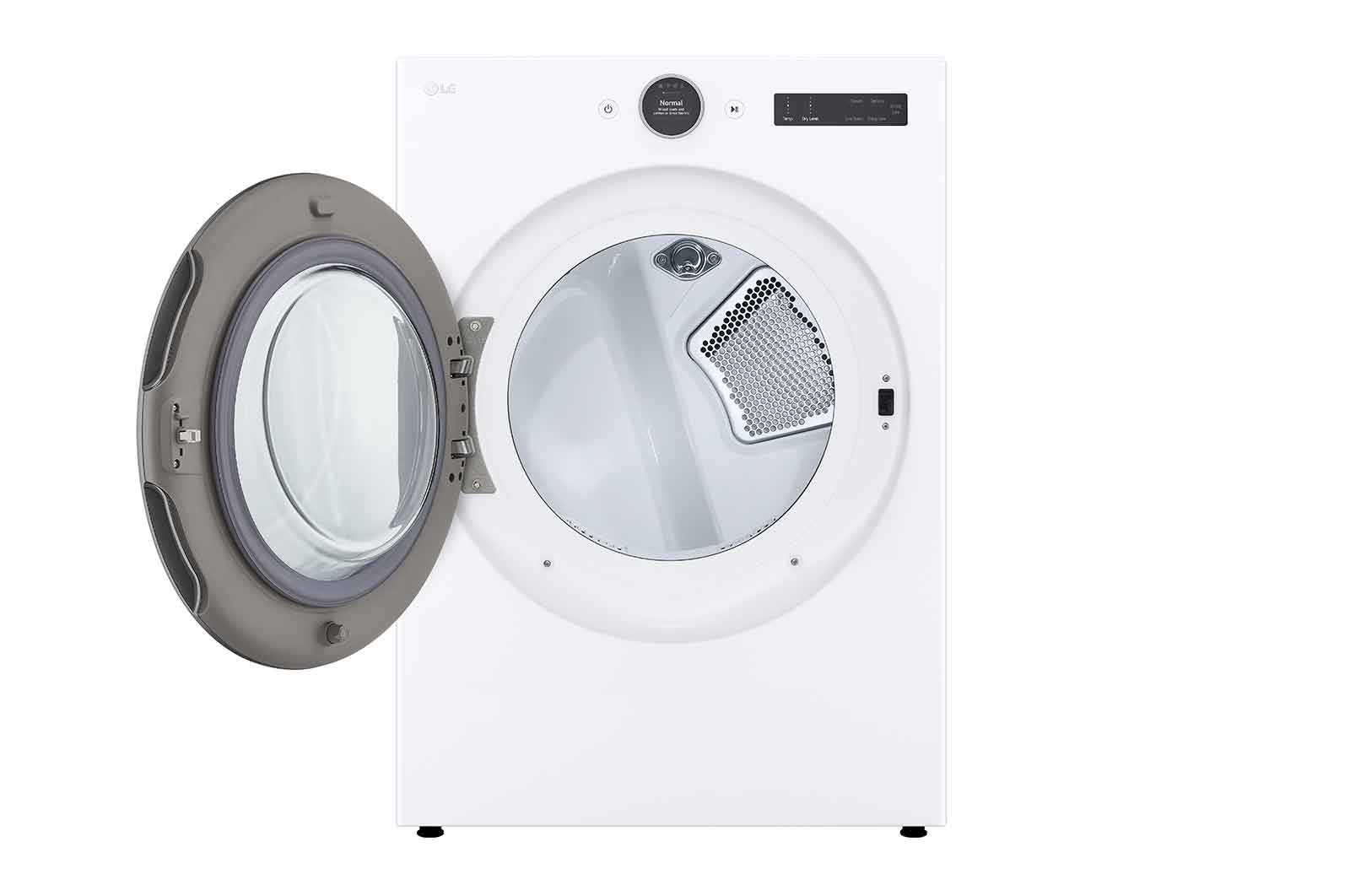 LG Sécheuse électrique à chargement frontal intelligente à super grande capacité de 7,4 pi³ avec séchage par détecteur et technologie à la vapeur,  homologuée ENERGY STAR<sup>MD</sup>, DLEX5500W