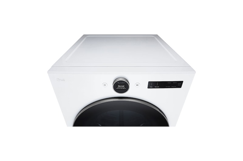 LG Sécheuse électrique à chargement frontal intelligente à super grande capacité de 7,4 pi³ avec séchage par détecteur et technologie à la vapeur,  homologuée ENERGY STAR<sup>MD</sup>, DLEX5500W