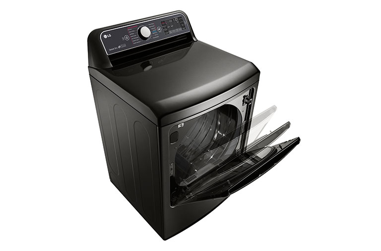 LG Sécheuse TurboSteam<sup>MC</sup> de 7,3 pi³ avec porte à ouverture double EasyLoad<sup>MC</sup>, DLEX7600KE