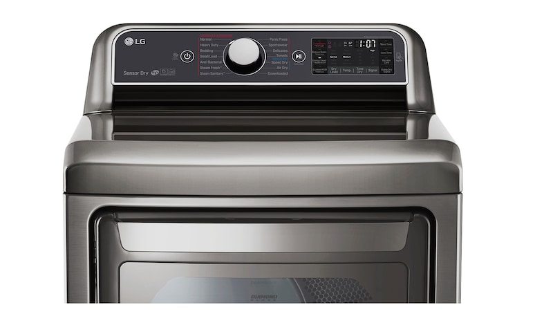 LG Sécheuse TurboSteam<sup>MC</sup> de 7,3 pi³ avec porte à ouverture double EasyLoad<sup>MC</sup>, DLEX7600VE