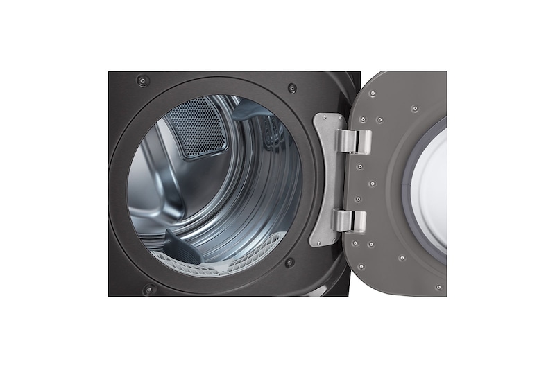 LG Sécheuse électrique à chargement frontal à hyper grande capacité de 9 pi³ avec intelligence intégrée, prise en charge du Wi-Fi et technologie TurboSteam<sup>MC</sup>, DLEX8900B