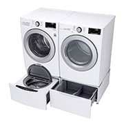 LG Sécheuse au gaz intelligente à ultra grande capacité (7,4 pi³) prenant en charge le <br>Wi-Fi, DLG3501W