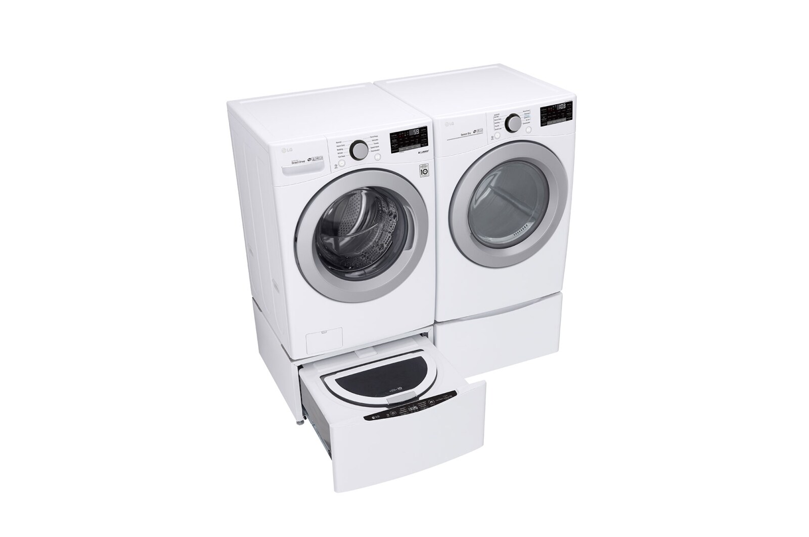 LG Sécheuse au gaz intelligente à ultra grande capacité (7,4 pi³) prenant en charge le <br>Wi-Fi, DLG3501W