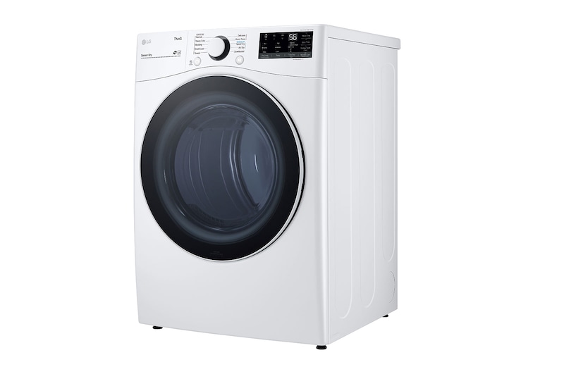 LG Sécheuse au gaz de 7,4 pi³, séchage par détecteur, Wi-Fi, SmartDiagnosis🅪, DLG3601W