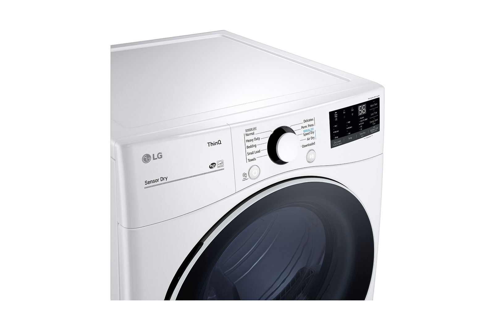 LG Sécheuse au gaz de 7,4 pi³, séchage par détecteur, Wi-Fi, SmartDiagnosis🅪, DLG3601W