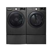 LG Sécheuse intelligente au gaz et à l’électricité avec Wi-Fi et TurboSteam<sup>MC</sup> de 7,4 pi³, DLGX3901B
