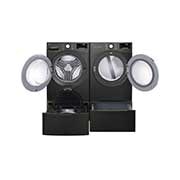 LG Sécheuse intelligente au gaz et à l’électricité avec Wi-Fi et TurboSteam<sup>MC</sup> de 7,4 pi³, DLGX3901B