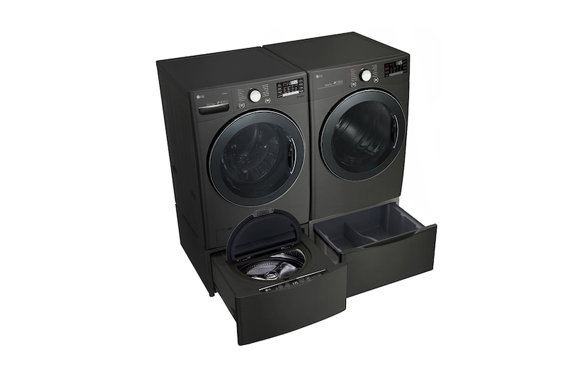 LG Sécheuse intelligente au gaz et à l’électricité avec Wi-Fi et TurboSteam<sup>MC</sup> de 7,4 pi³, DLGX3901B