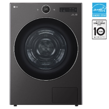 Vue avant de Sécheuse à thermopompe de 7,8 pi³ à 6 mouvements de lavage, moteur DirectDrive🅫 DLHC6702B