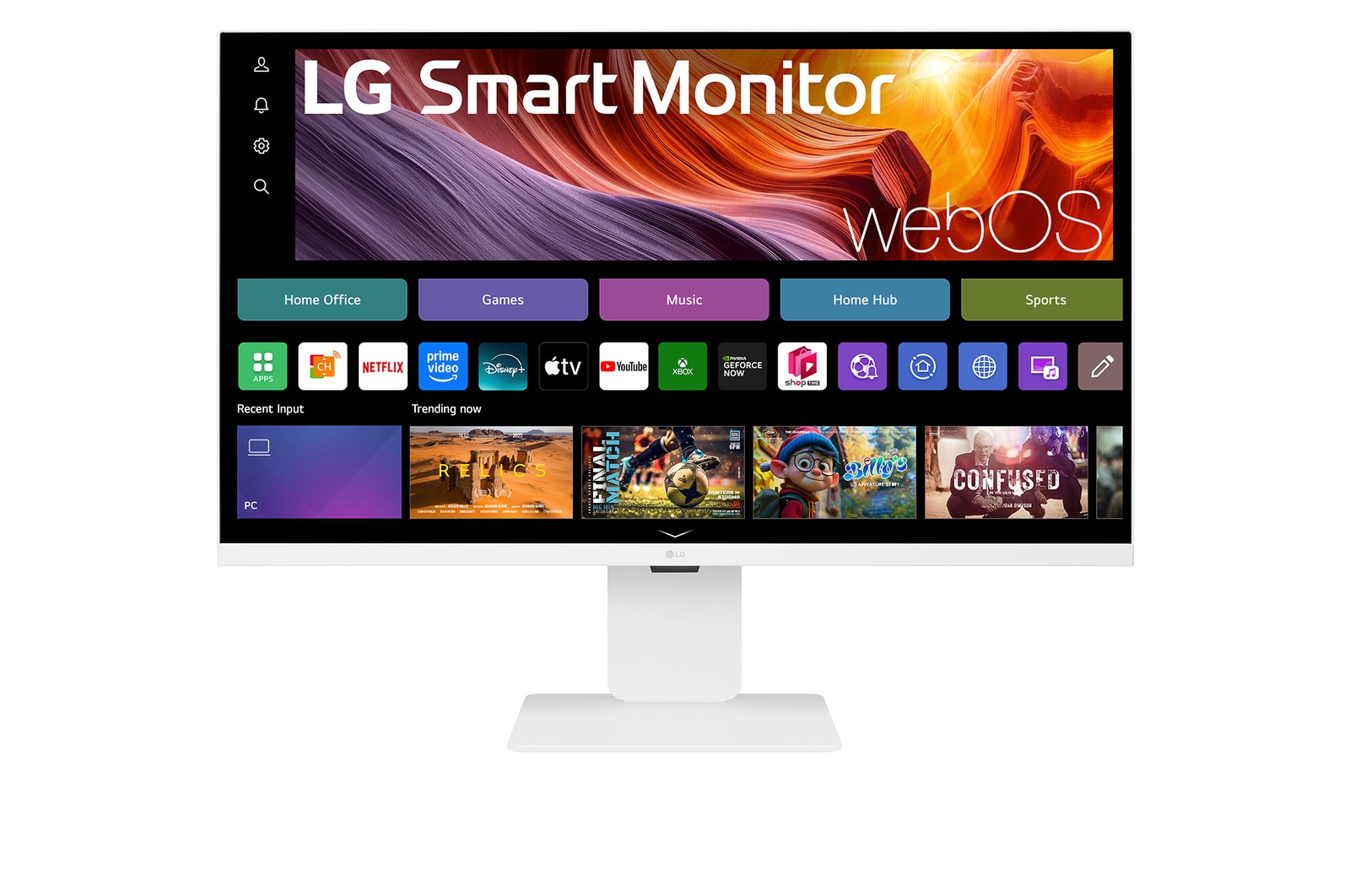 Moniteur intelligent LG 31,5” 4K UHD IPS avec webOS 32U830SA-W