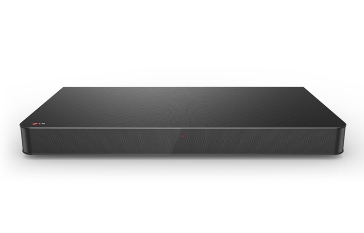 Vue avant de Barre de son SoundPlate de LG à 4.1 canaux de 100 watts LAP240