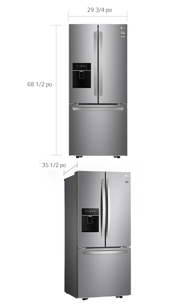 Réfrigérateur Smart Cooling PlusLCFS22EXS LG CA