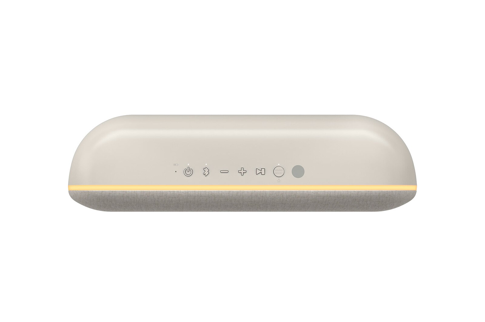 Vue de dessus avec éclairage d’ambiance orange activé