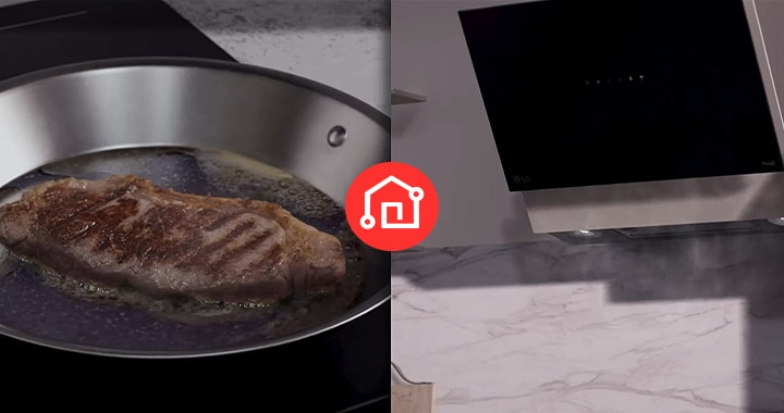 Synchronisation de la hotte et du four à micro-ondes à hotte intégrée