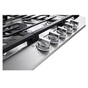 LG Surface de cuisson au gaz intelligente de 30 po avec brûleur double UltraHeat<sup>MC</sup> de 22,000 BTU et boutons à DEL, CBGJ3027S