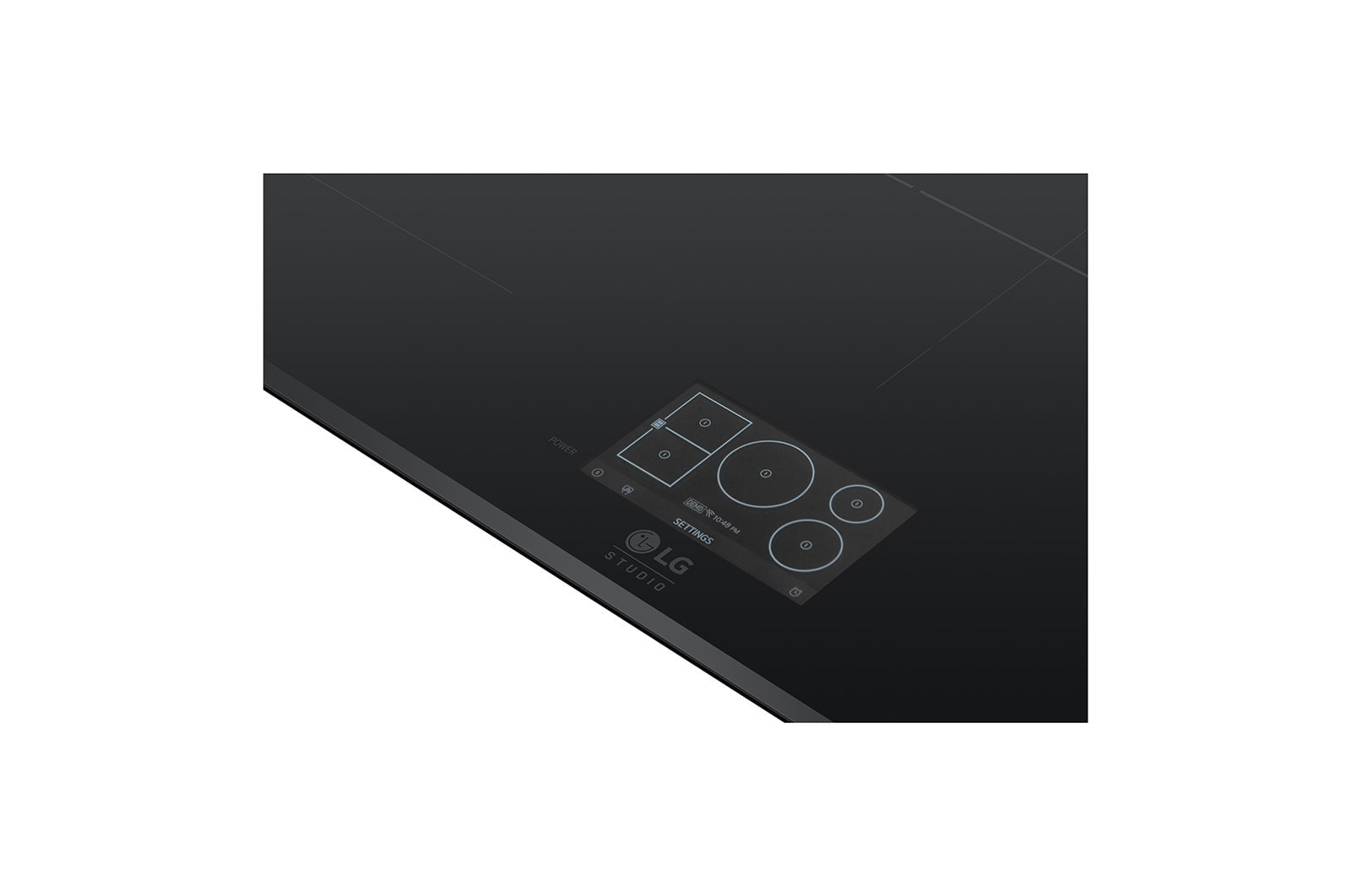 LG Plaque de cuisson à induction de 36 po avec 5 brûleurs et zone de cuisson Flex de LG STUDIO, CBIS3618B