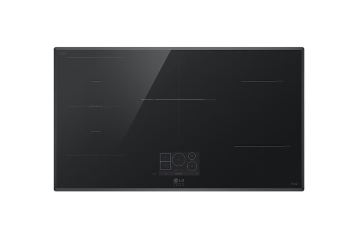 LG Plaque de cuisson à induction de 36 po avec 5 brûleurs et zone de cuisson Flex de LG STUDIO, CBIS3618BE