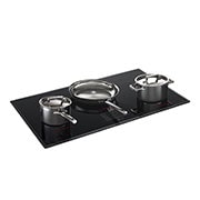 LG Plaque de cuisson à induction de 36 po avec 5 brûleurs et zone de cuisson Flex de LG STUDIO, CBIS3618BE
