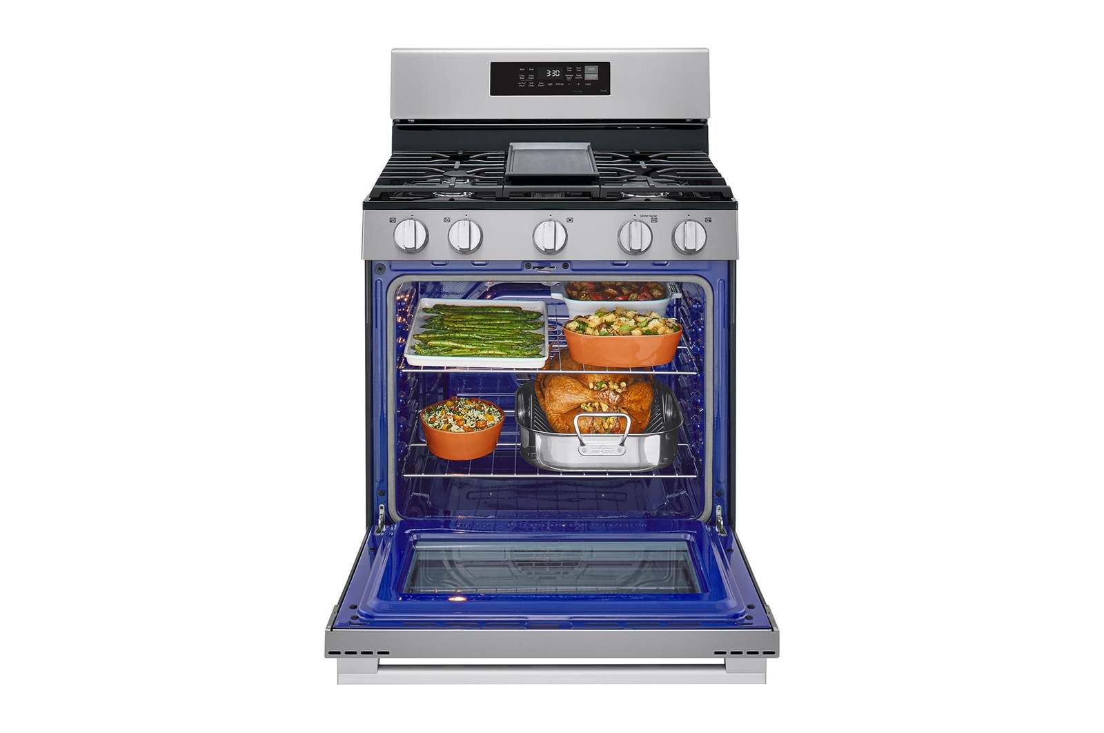 front open with food