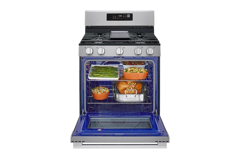 front open with food