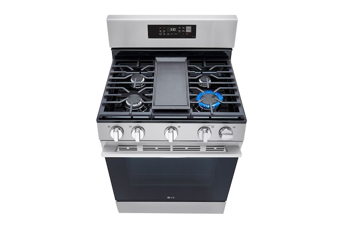 Top perspective with burner