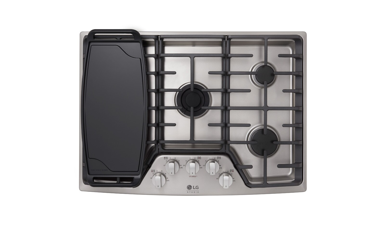 LG Surface de cuisson STUDIO au gaz de 30 po de LG, LSCG307ST