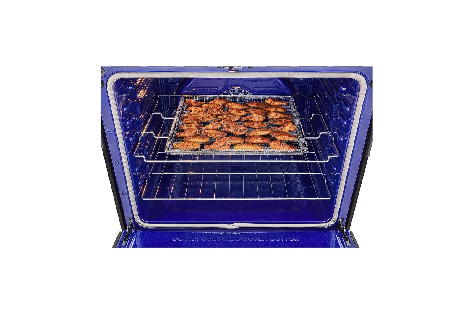 Inside view with food